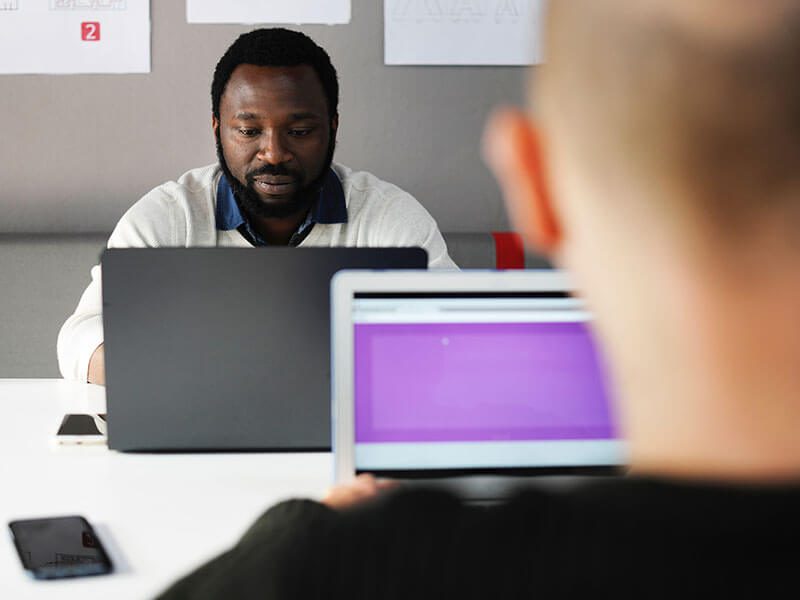 Content Team Adding Keywords to a Website Content Team Adding Keywords to a Website