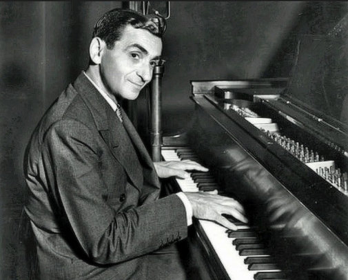 Irving Berlin playing piano - touching the black keys
