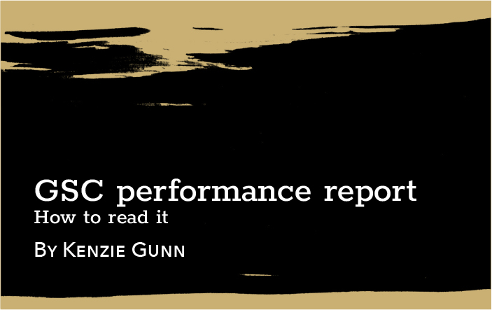 How to read the Google search console report